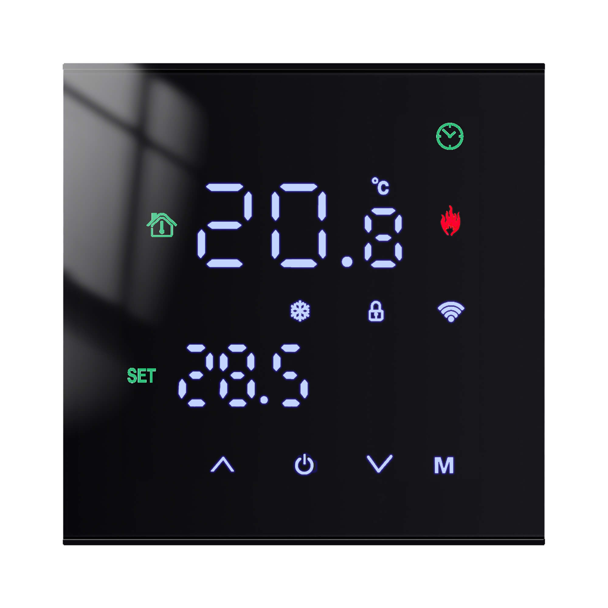 Tuya WiFi Smart Touch Screen Thermostat Elektrische Fußbodenheizung Wasser/Gas Boiler Temperaturregler