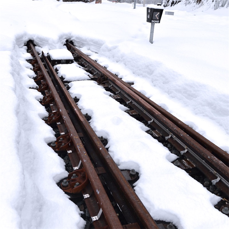 Mineralisolierte Flachheizung zum Frostschutz an Eisenbahngabeln