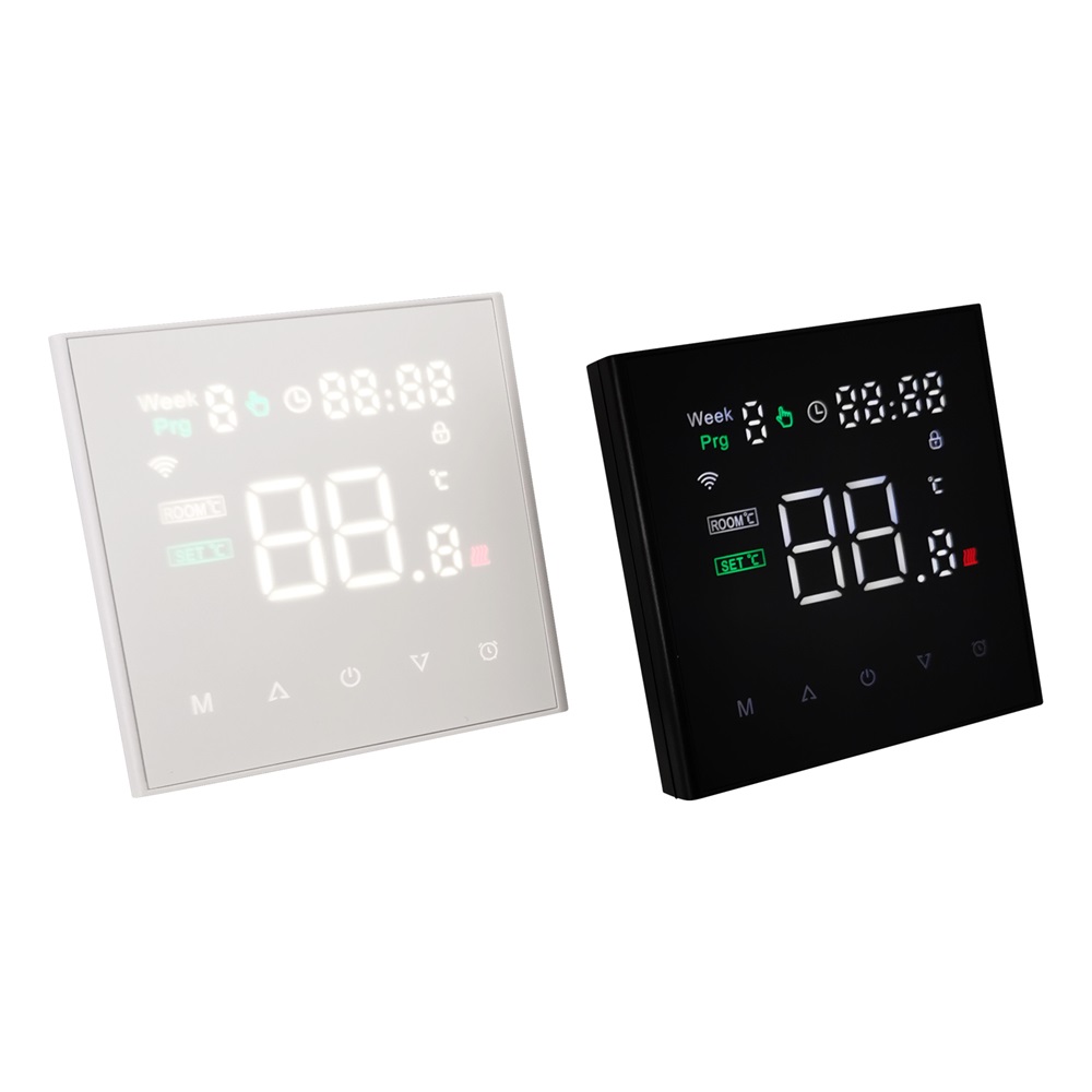 Neuankömmling 110V 220V Touchscreen LED Tuya Smart WiFi Thermostat für elektrische Wasser-Gas-Kessel Fußbodenheizung